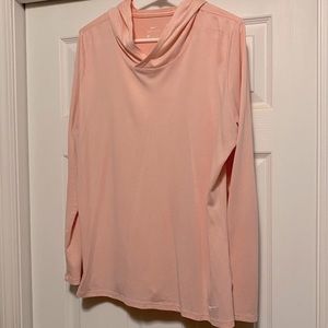 Nike Dri Fit Peach Hooded Long Sleeve XL